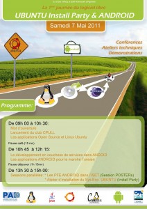 Affiche de la journée.