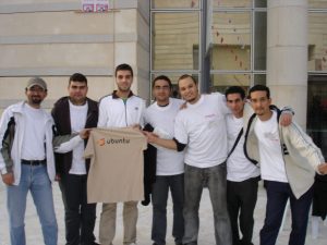 Membres Ubuntu Tunisia during SFD 2007