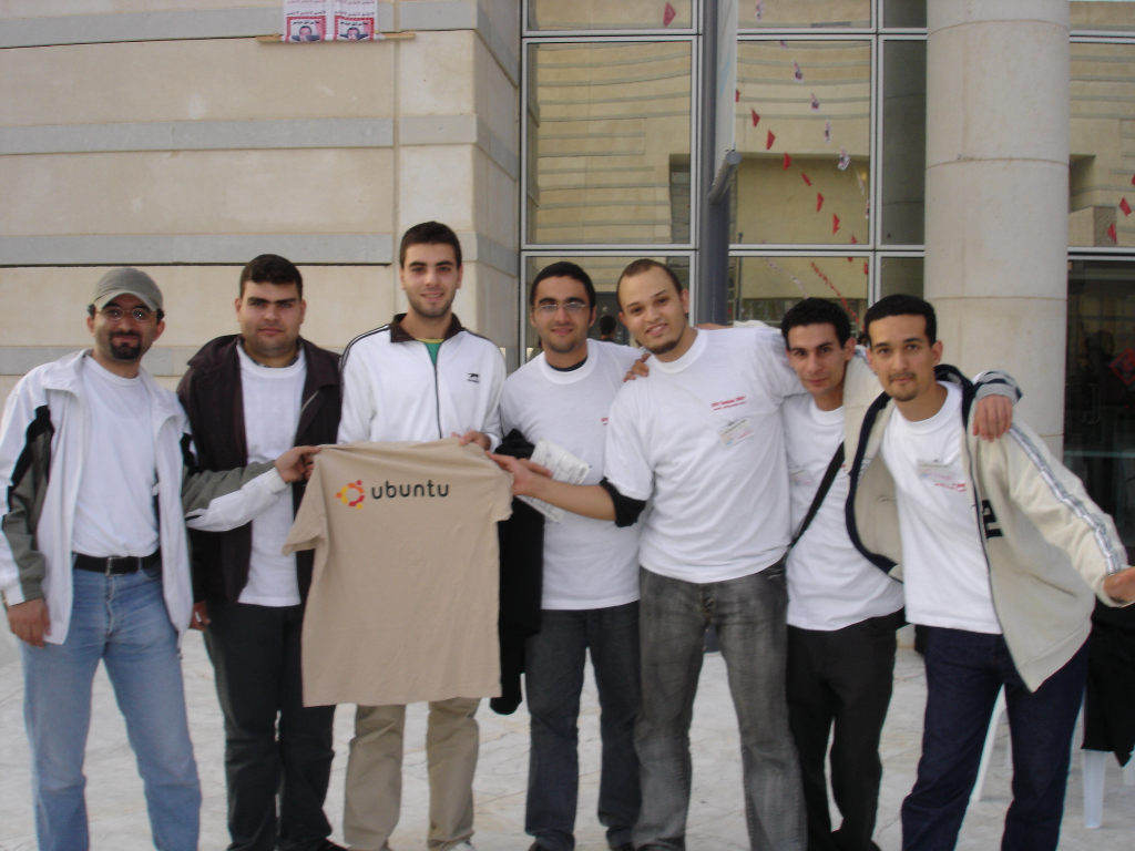 Membres Ubuntu Tunisia during SFD 2007