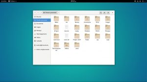 Bureau par défaut Gnome Shell